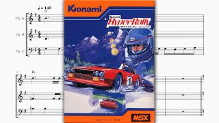 Hyper Rally (Konami, 1985) | 8-bit Sheet Music | MSX