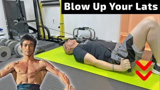 Celebrity Low Cable Lat Pullover Variation - Blow Up Your Lats Wealth