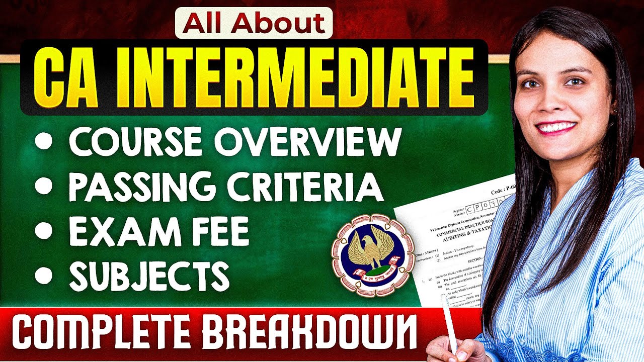 All about CA Intermediate course , must watch Students - YouTube