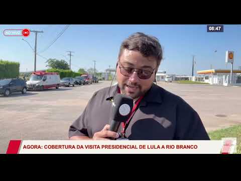 Movimentação de seguranças antecede chegada de Lula ao Acre