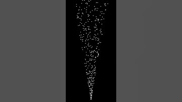 Spray of particles