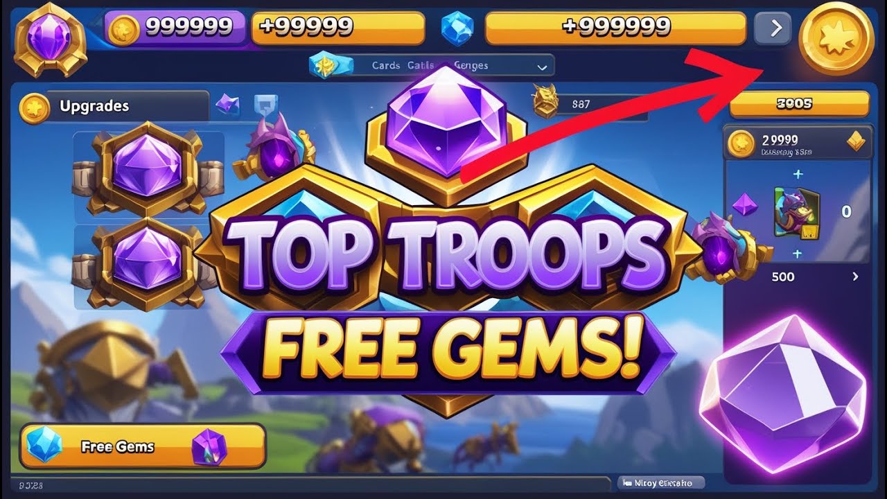Top Troops Hack 2025 ⚔️ FREE Gems & Gold (iOS/Android)