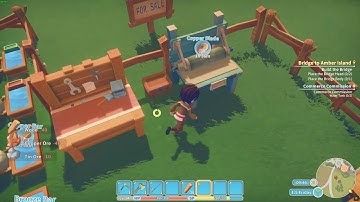 Day 5 My Time at Portia #Complete Mission Bridge to Amber Island