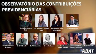 Observatório Das Contribuições Previdenciárias Carlos Henrique De Oliveira