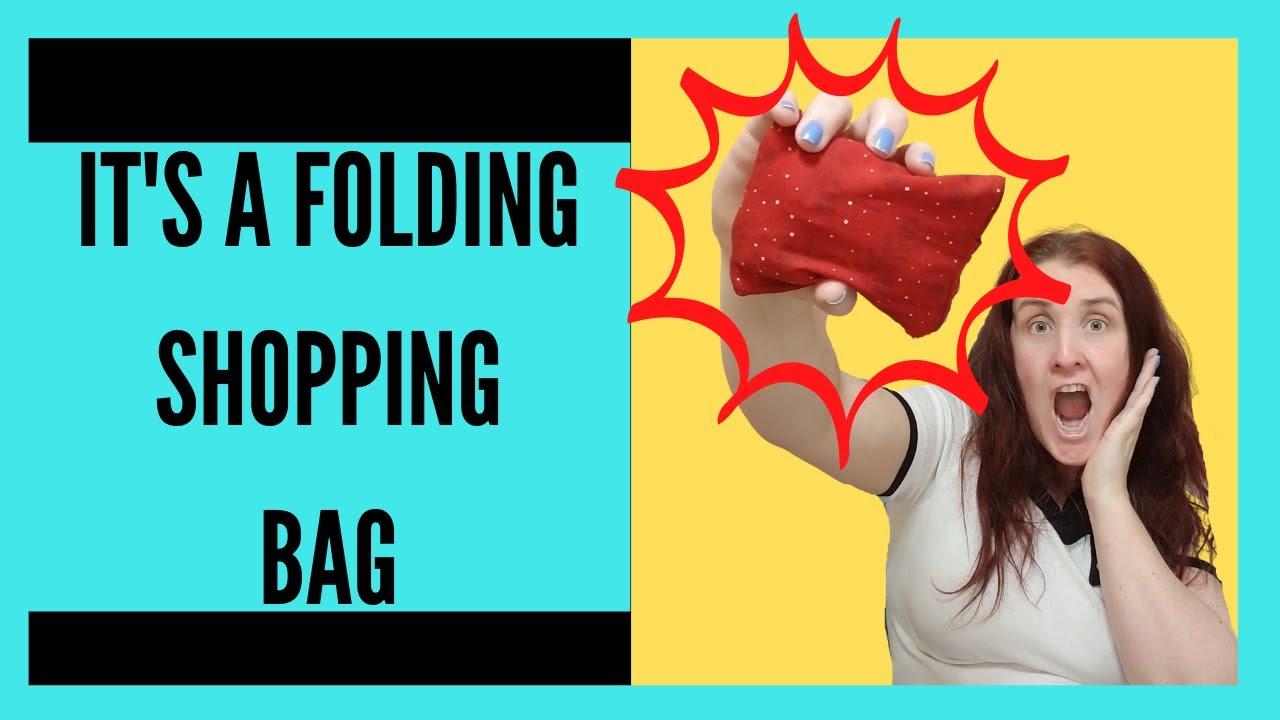 How to Sew a Reusable Grocery Bag DIY Sewing Project for Beginners