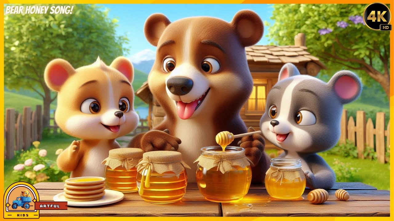 Bear Honey Shop Song For Kids | Artful Animations - YouTube