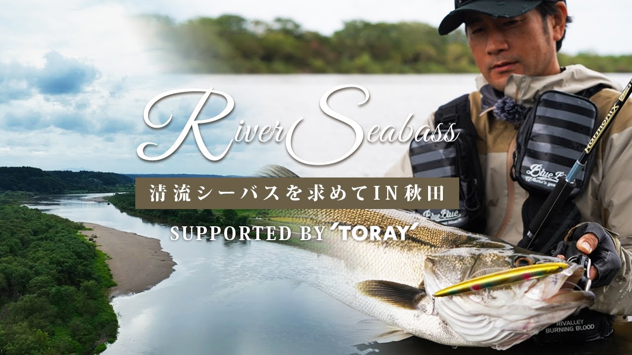 【東レ】初秋の清流シーバスを求めてIN秋田 by 戸澤岳雄
