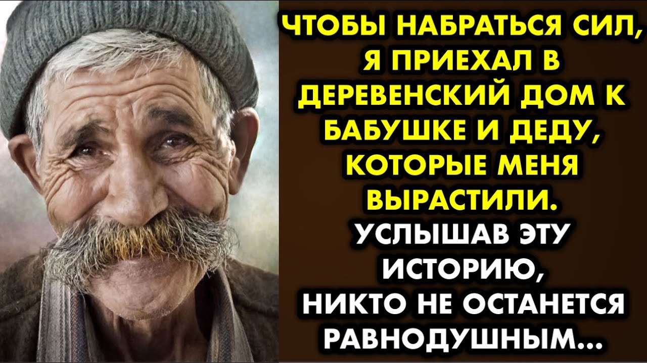 Чтобы набраться сил, я приехал в деревенский дом к бабушке и деду ...