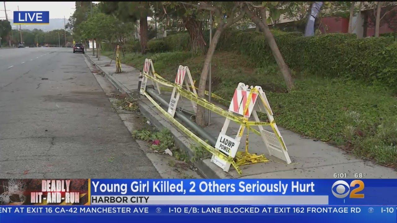 Young Girl Killed, 2 Others Seriously Hurt In Harbor City Hit-And-Run
