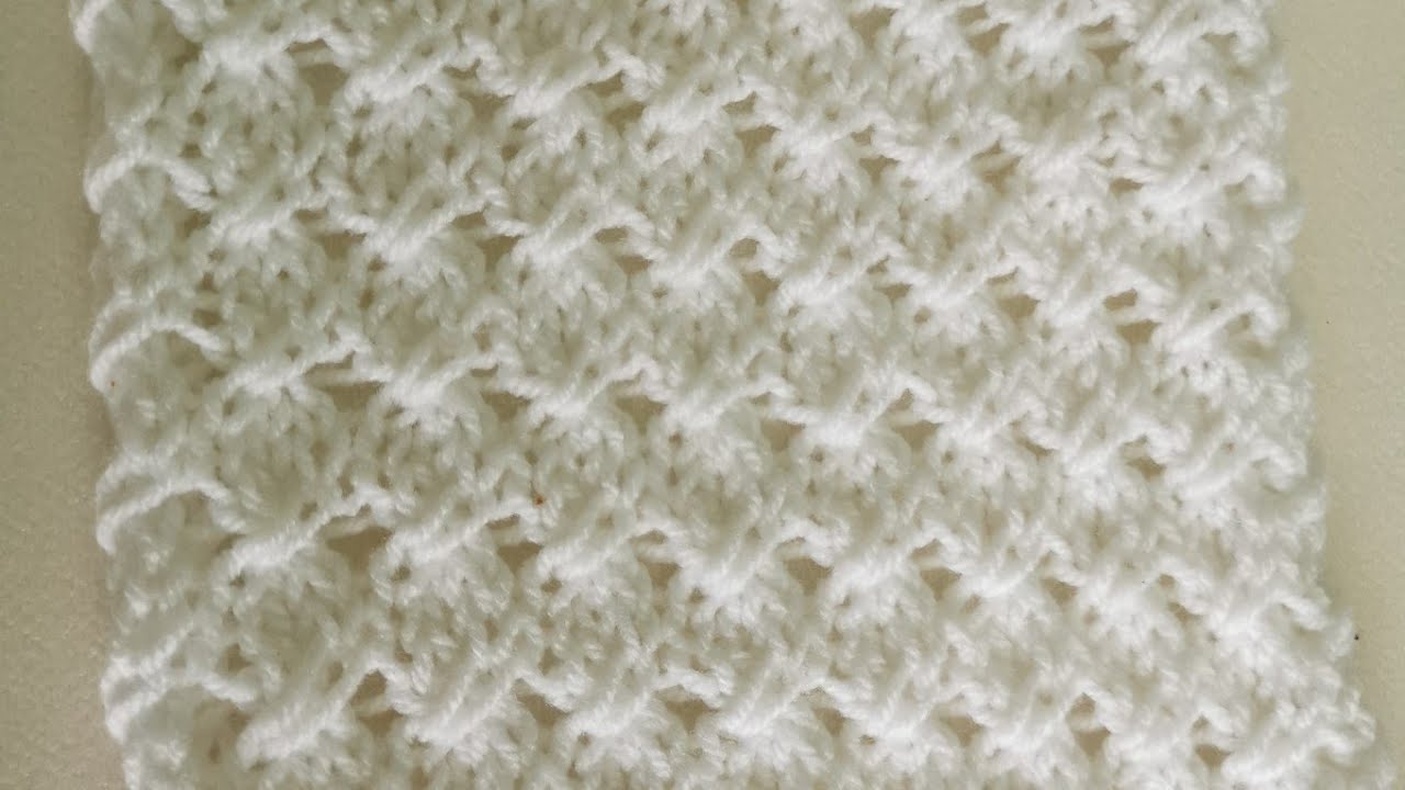 Tutorial punto petalo ai ferri. Sciarpa con punto petalo.