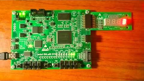 FPGA binary counter CYCLONE IV