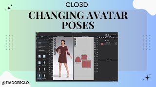 How to Change Avatar Pose in CLO3D