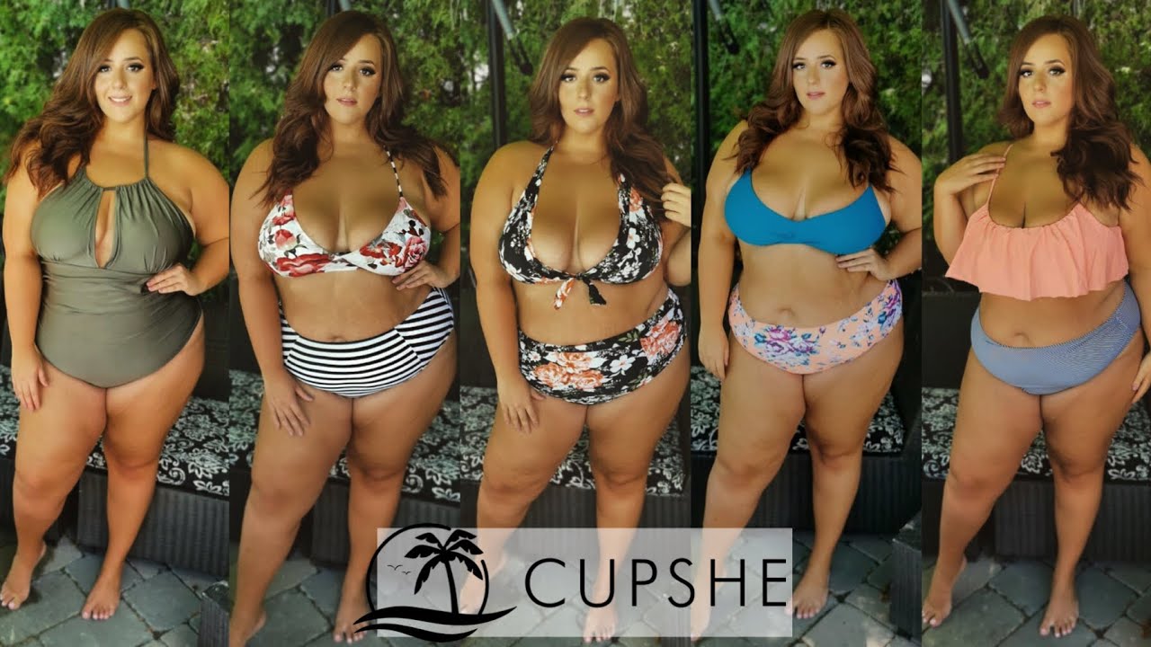 Plus Size One Piece LAST PLUS SIZE BIKINI TRY ON HAUL OF CUPSHE Plus Si...