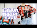 TRY-ON THRIFT HAUL #15 - 90's Versace Sunglasses &amp; Vintage Pieces!