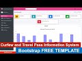 Curfew Travel Pass Bootstrap Template