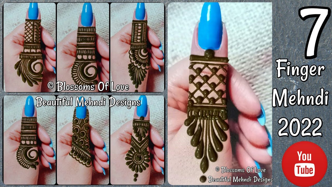 7 Lovely Finger Mehndi Design 2022 || Thumb Tattoo Mehndi ...
