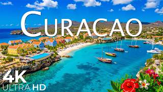 Curacao 4K – Vibrant Beaches, Azure Waters & Tropical Paradise Island with Relaxing Music