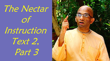 Bhakti Shastri (028) - The Nectar of Instruction Text 2, Part 3