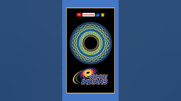SATISFYING ASMR SPIROGRAPH ART @PuzzleGameRiddle #ipl #mumbaiindians