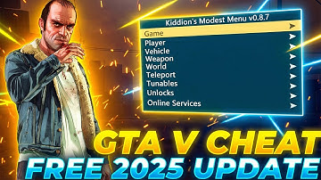 [NEW] GTA 5 Mod Menu PC (2025) / Free Kiddions Cheat, Money Hack GTA 5 Online Mod Menu