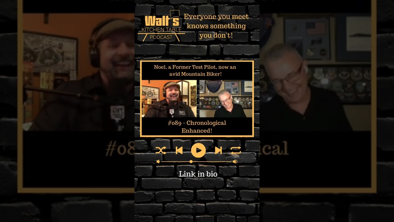 Former test pilot turned avid mountain biker!