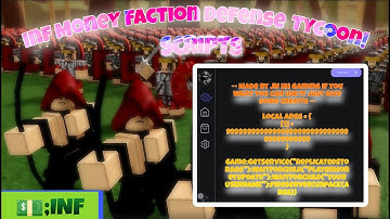 Infinite Money Scripts For Faction Defense Tycoon||Really Op!||Hydrogen Work! |Delta Work! |Fluxus