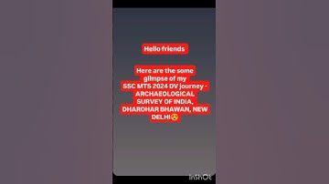 SSC MTS 2024 ASI document verification😍 || MY FIRST DV EXPERIENCE #shorts #sscmts #sscmts