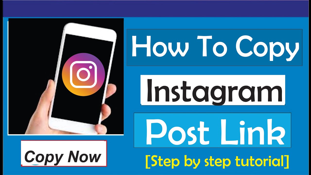 How To Copy Instagram Post Link In New Update - YouTube