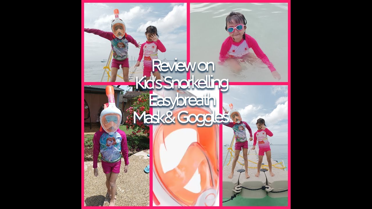 Kid's Snorkelling Easybreath Mask and Goggles Review Bought from Decathlon..Which is better?
