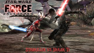 Star Wars The Force Unleashed: Starkiller vs Shaak Ti