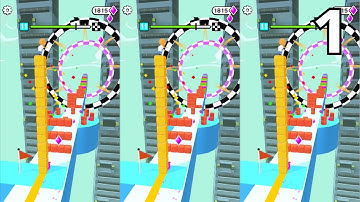 Cube Surfer! Gameplay Walkthrough Part 1 (1 - 15 level) (Android IOS)