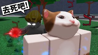 我在ROBLOX裡對貓貓使出死拳！？【Roblox 機械方塊】 screenshot 5