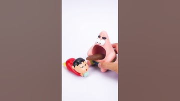 Satisfying with Unboxing & Review Crayon Shin-chan and Patrick Star Toys Video