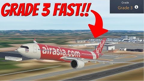 How to get grade 3 fast on infinite flight!?