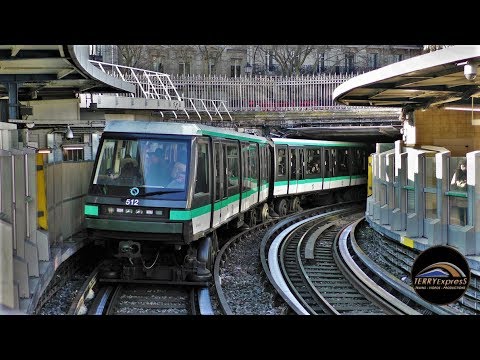 Mtro de Paris, ligne 1 : De La Dfense  Chteau de Vincennes  bord d'une rame MP05