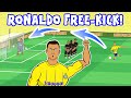 RONALDO FREE-KICK! (How did he score that goal? Al-Nassr 2-1 Damac)