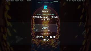 Bitget New User Bonus: Up to $14,415 in Rewards + 20% Rebate #Shorts