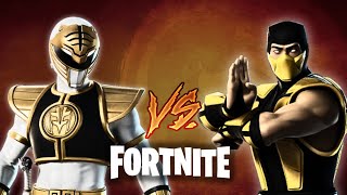 Scorpion Vs White Ranger In Fortnite