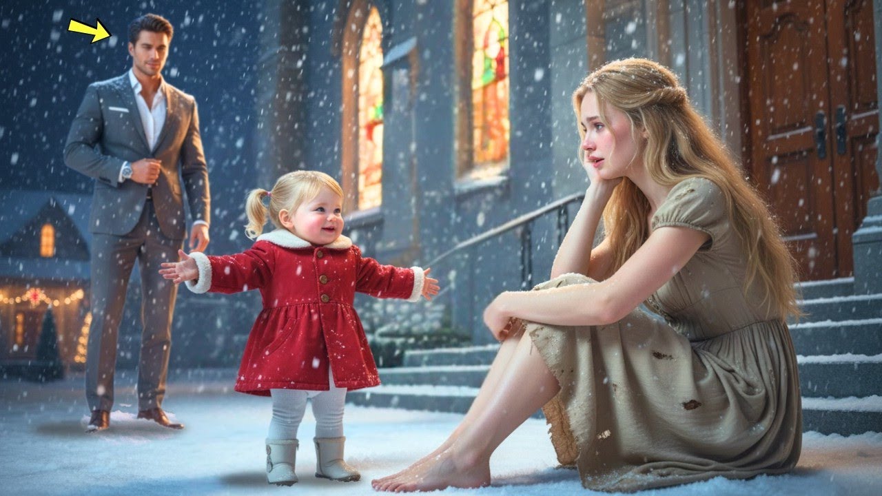 „Cred că ai nevoie de o îmbrățișare...” a zis fetița tinerei fără adăpost la biserică...