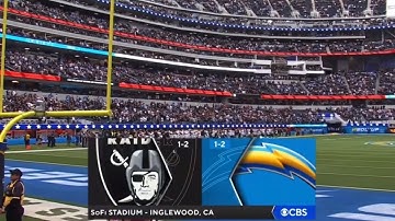 NFL On CBS Week 4 Intro/Theme (Raiders vs Chargers)