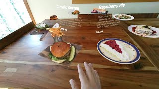Augmented Reality (AR) Menu