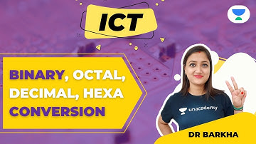 NTA UGC NET 2021| ICT by Dr. Barkha | Binary, Octal, Decimal, Hexa Conversion
