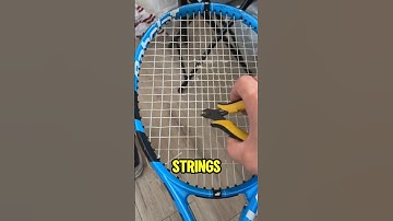 Waarom tennissers hun snaren doorknippen 🎾😱 #tennis #amazingfacts #factwide