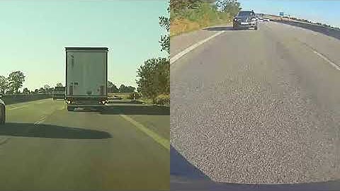 Tesla model 3 Autopilot avoids rear end crash on german Autobahn