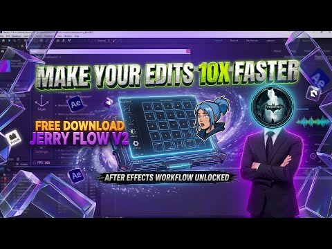 Make Your Edits 10x Faster With Jerry Flow V2 Script || After Effects ...