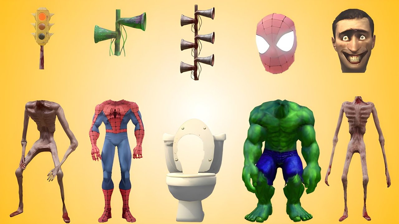 WRONG HEADS SIREN HEAD ACA HURRICANE, SIREN HEAD LIGHT, SIREN HEAD RADIO, SIREN FLOWER, SIREN SINK