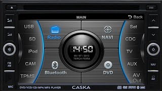 Configurações Da Central Multimídia Caska IWIN CA1624-BR (factory Settings) Configurações Da Central Multimídia Caska IWIN CA1624-BR (factory Settings)