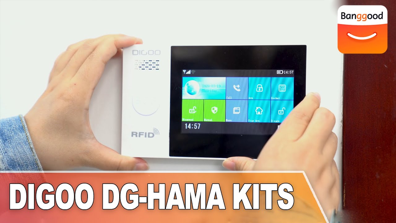 DIGOO DG-HAMA 2G Smart Home Security Alarm System Kits|Buy at Banggood ...