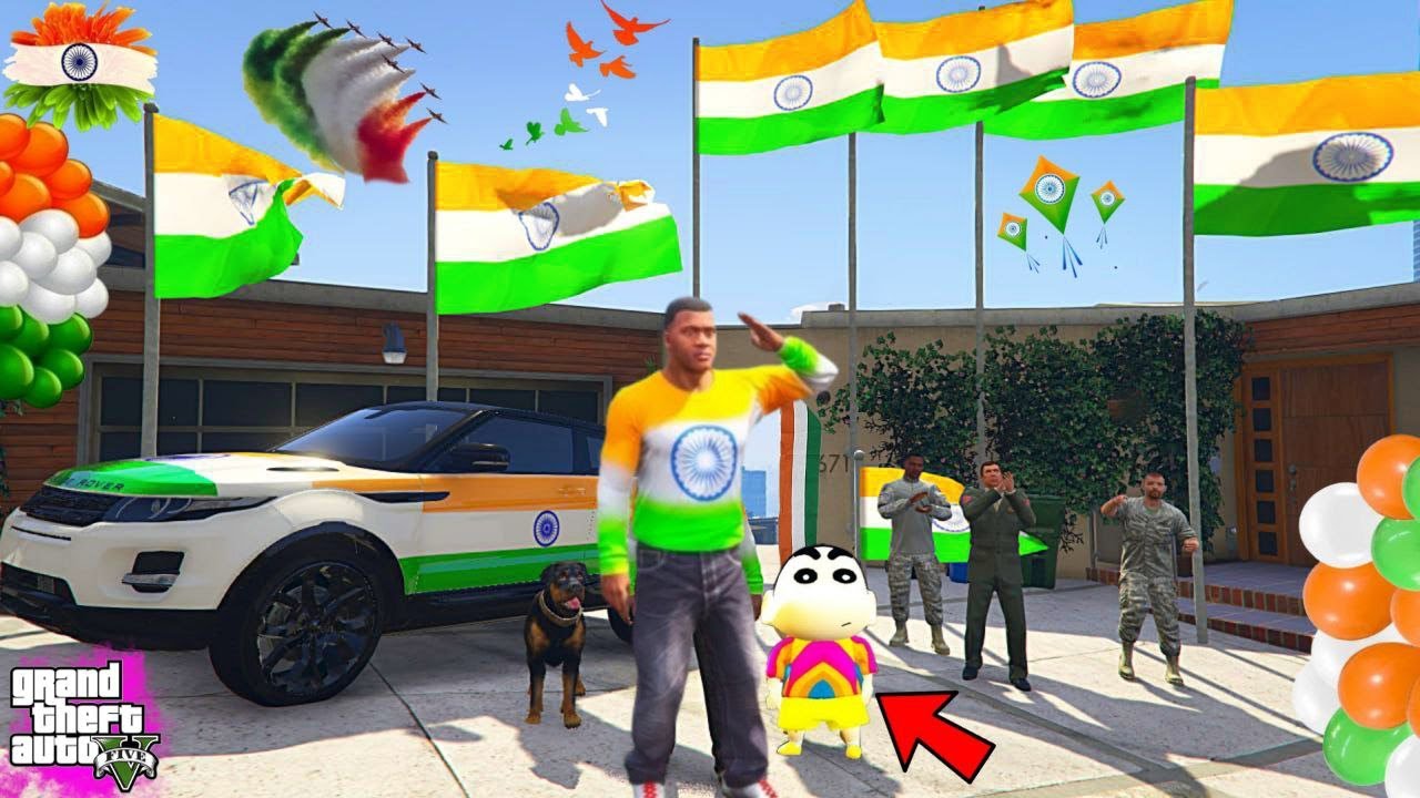 Franklin Celebrate INDEPENDENCE DAY in GTA 5