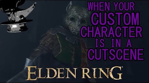 When your Custom Character is in a Cutscene Featuring MrKitty in Elden Ring
